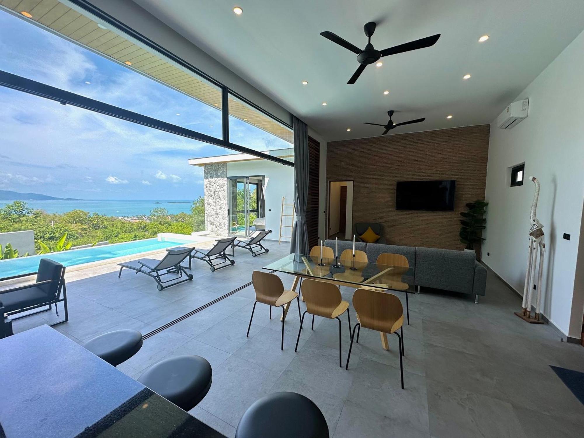 Baan Saint-Tropez Seaview Villa Ko Samui Private Villa Bophut Ngoại thất bức ảnh