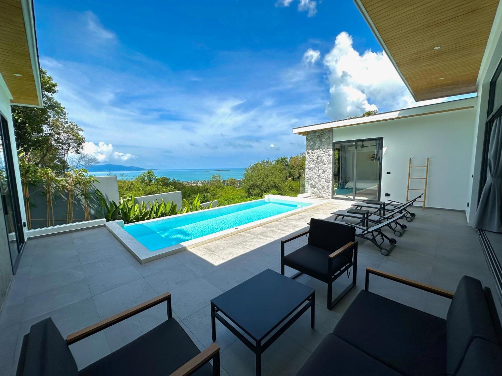 Baan Saint-Tropez Seaview Villa Ko Samui Private Villa Bophut Ngoại thất bức ảnh