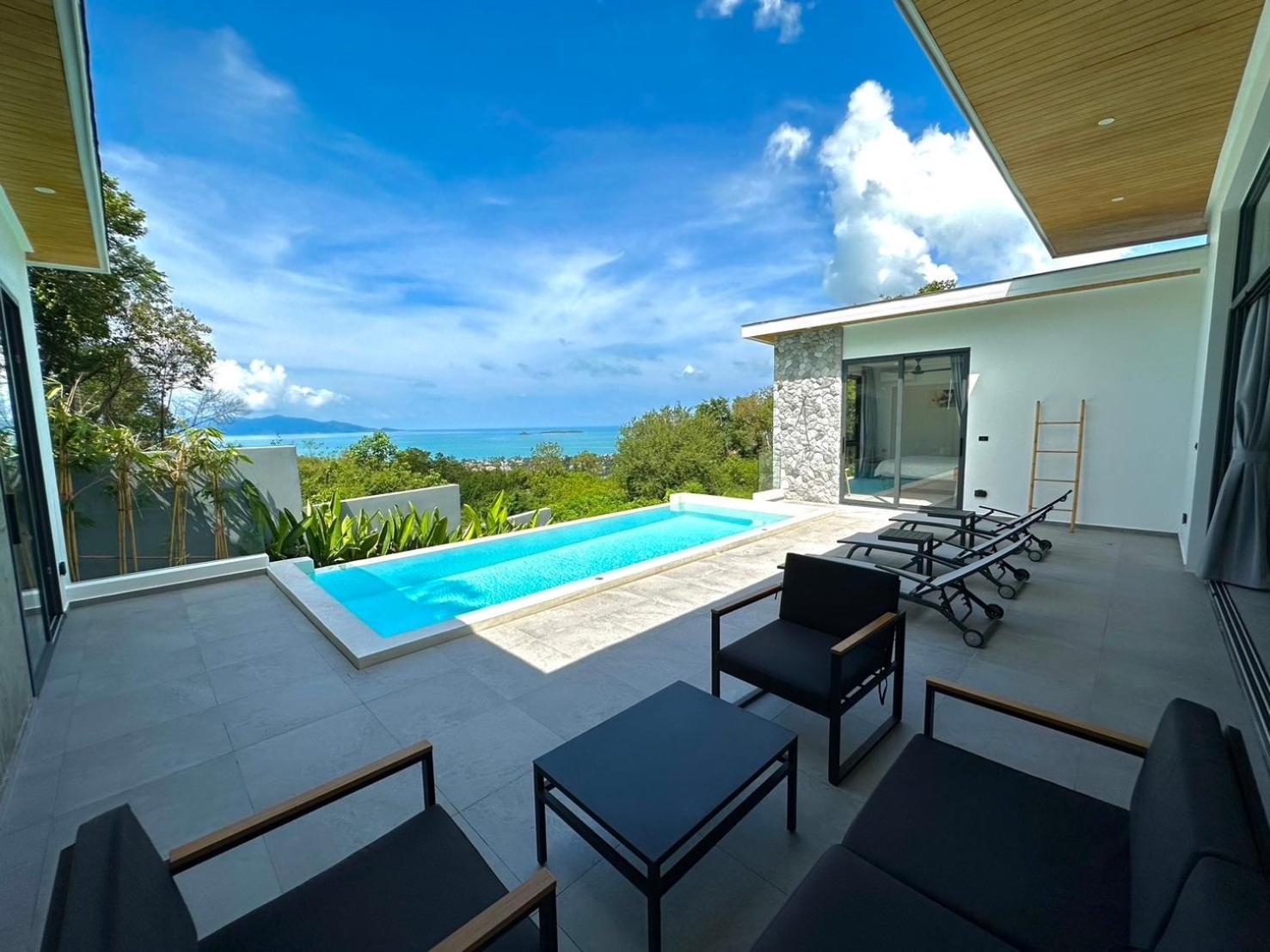 Baan Saint-Tropez Seaview Villa Ko Samui Private Villa Bophut Ngoại thất bức ảnh