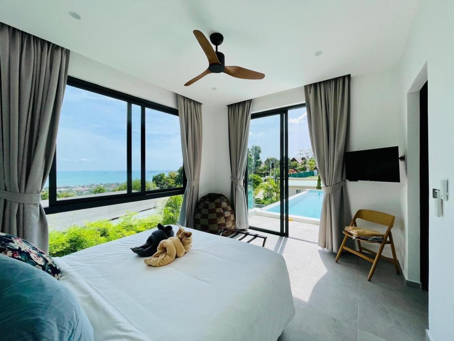 Baan Saint-Tropez Seaview Villa Ko Samui Private Villa Bophut Ngoại thất bức ảnh